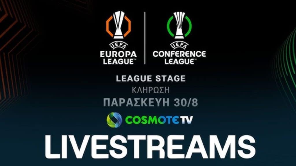 LIVE STREAMING: Europa League, Conference League οι κληρώσεις!