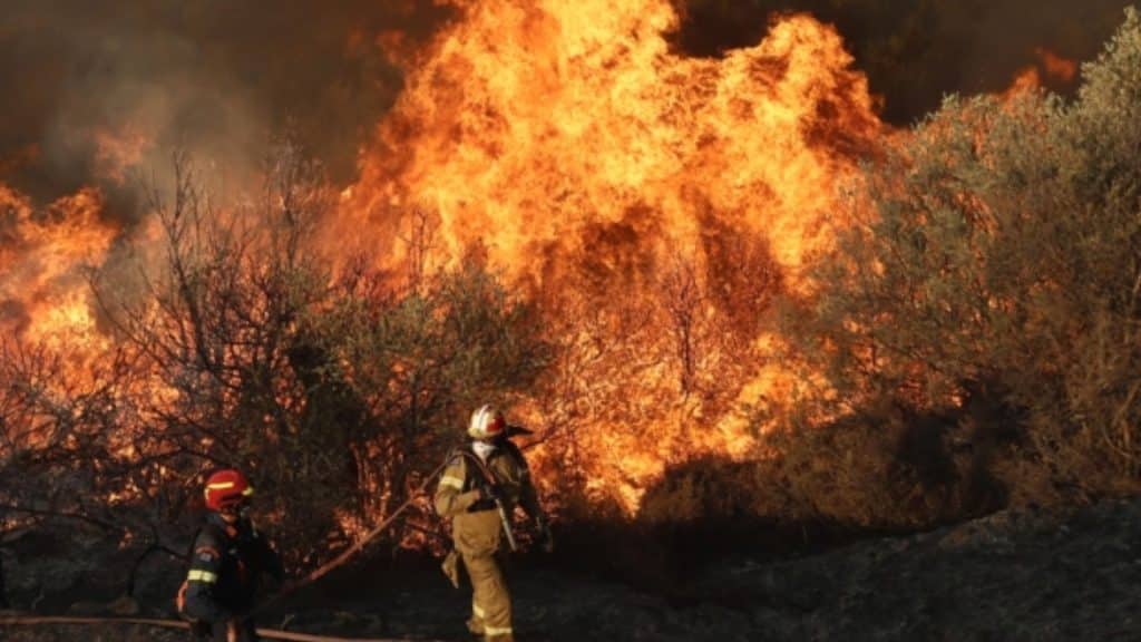 Φωτιά στην Αττική: Σχεδόν 100 χιλιάδες στρέμματα έχει κάψει ως τώρα η φωτιά (photos)