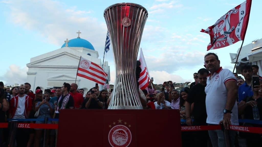 Η υποδοχή των ευρωπαϊκών στη Μύκονο! (Olympiacos TV)