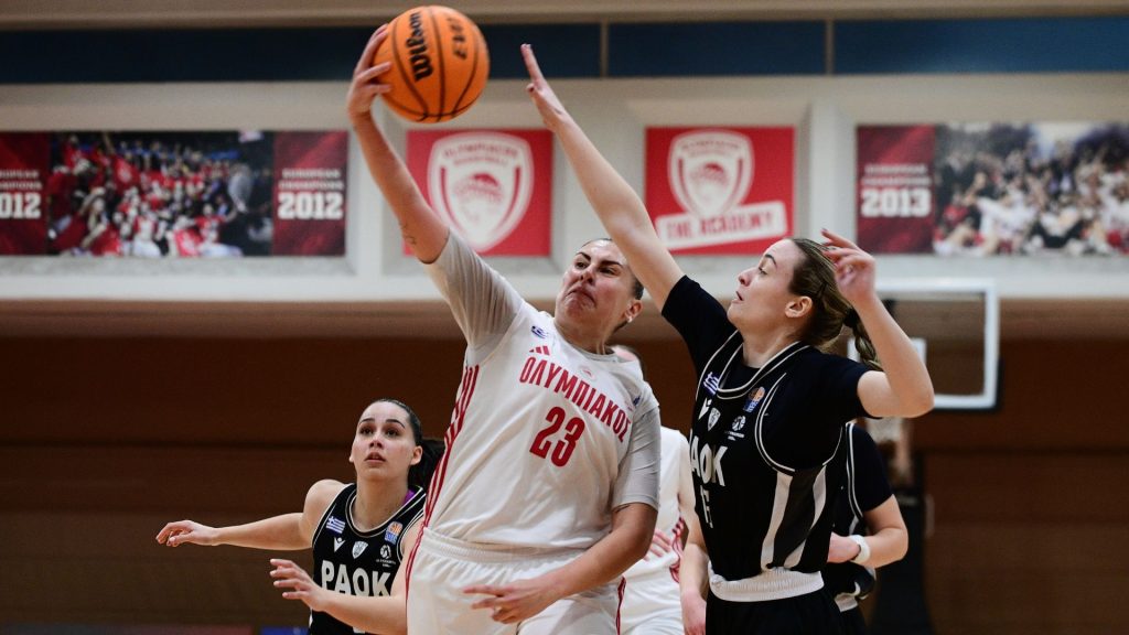 Ολυμπιακός – ΠΑΟΚ 100-45 (Highlights)