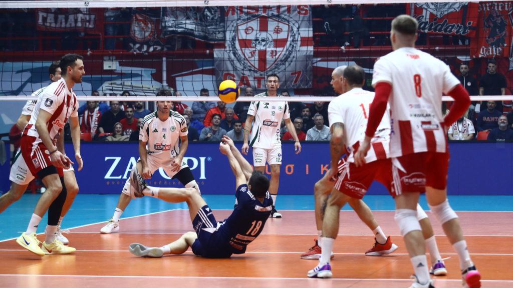 Volley League Ανδρών: Μόνος πρώτος ο Μίλωνας, τρίτος ο Ολυμπιακός