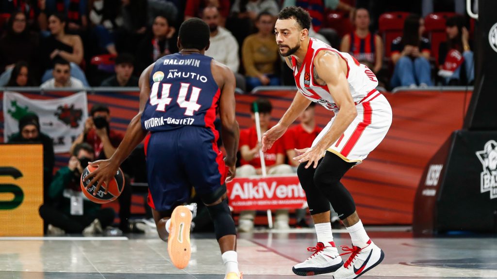 Ουίλιαμς-Γκος: Ο MVP του Ολυμπιακού στη Βιτόρια με 19 πόντους και ρεκόρ PIR 28!